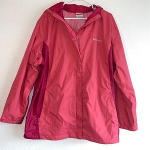 Womens Columbia raincoat Sz 3x
